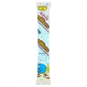 Millions tube de bonbons goût Bubble Gum 60 Gr