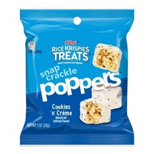 Kellog's Rice Krispies Snap Crackle Poppers Cookie'n'creme 28 Gr