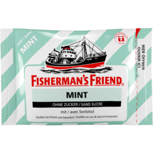 Fishermans Friend sans sucre saveur Menthe 25 Gr