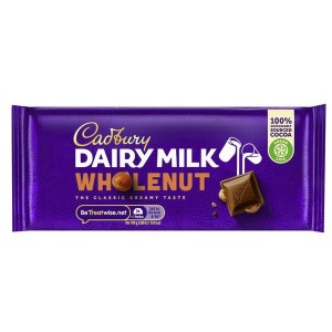 Cadbury Dairy Milk Wholenut 180 Gr