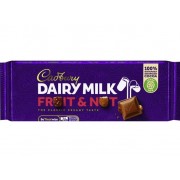 Cadbury Dairy Milk Fruit & Nut 180 Gr