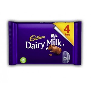 Cadbury Dairy milk 4 Pack 134 Gr
