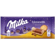 Tablette de chocolat Milka Winter Biscuit 100 Gr