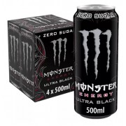 Monster Ultra Black Zero 4 x 500 ml 