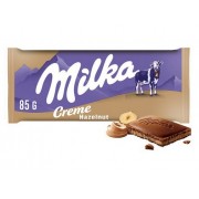 Tablette de chocolat Milka Hazelnut Cream 85 Gr 