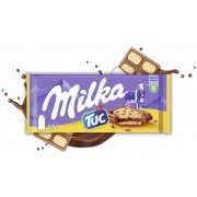 Tablette de chocolat Milka Tuc 87 Gr